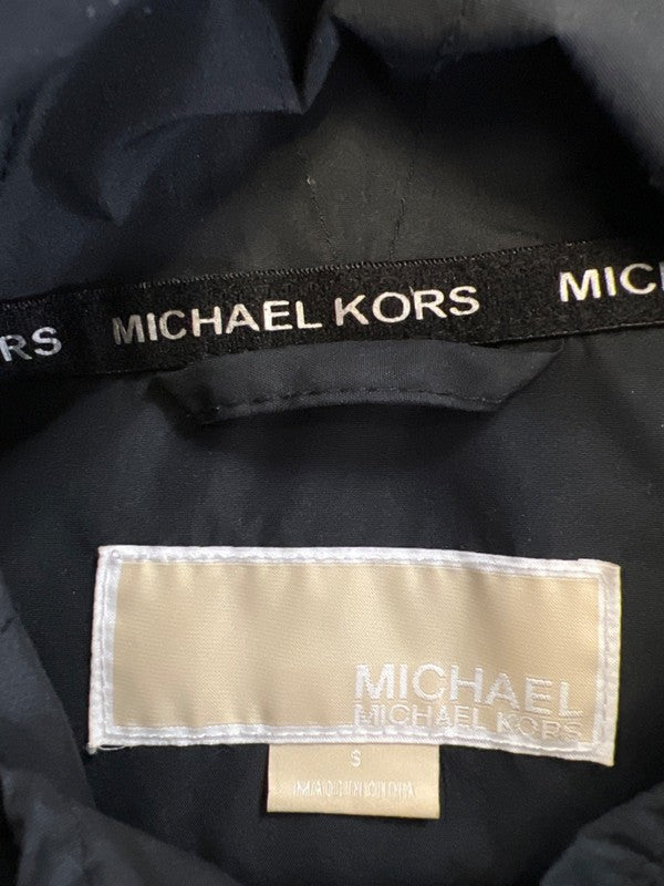 Michael Kors Women's Black Long Sleeve Hooded Rain Jacket - S image 3