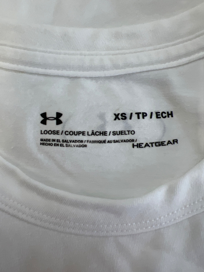 Under Armour Women's White Loose Fit CANADA Muscle Tank Top - XS image 3