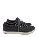 Keds Women's Gray Center Slub Oxford Lace Up Sneakers - 7