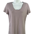 Athleta Women's Purple Essence Vital Scoop Neck Athletic Tee Shirt - XS