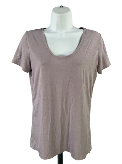 Athleta Women's Purple Essence Vital Scoop Neck Athletic Tee Shirt - XS