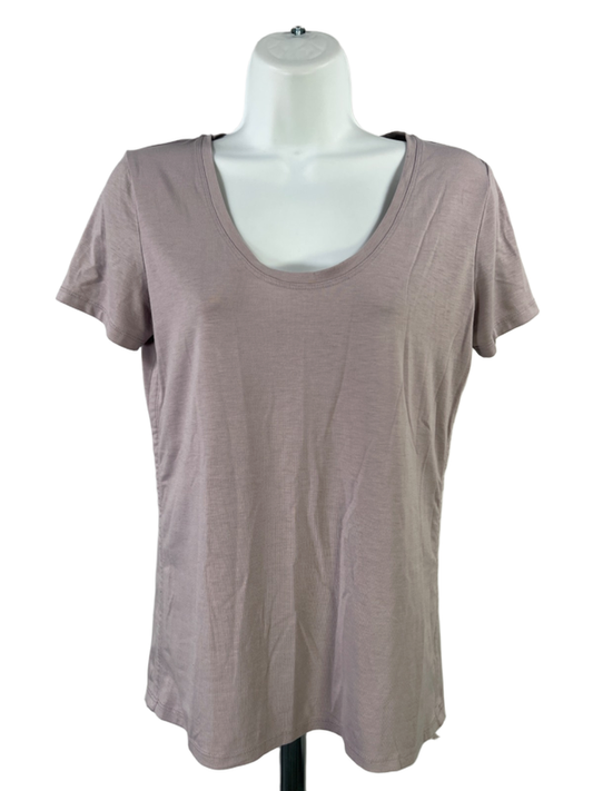 Athleta Women's Purple Essence Vital Scoop Neck Athletic Tee Shirt - XS