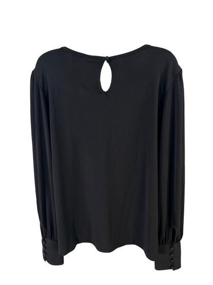 Tahari Women's Black Long Sleeve Blouse - XL image 2
