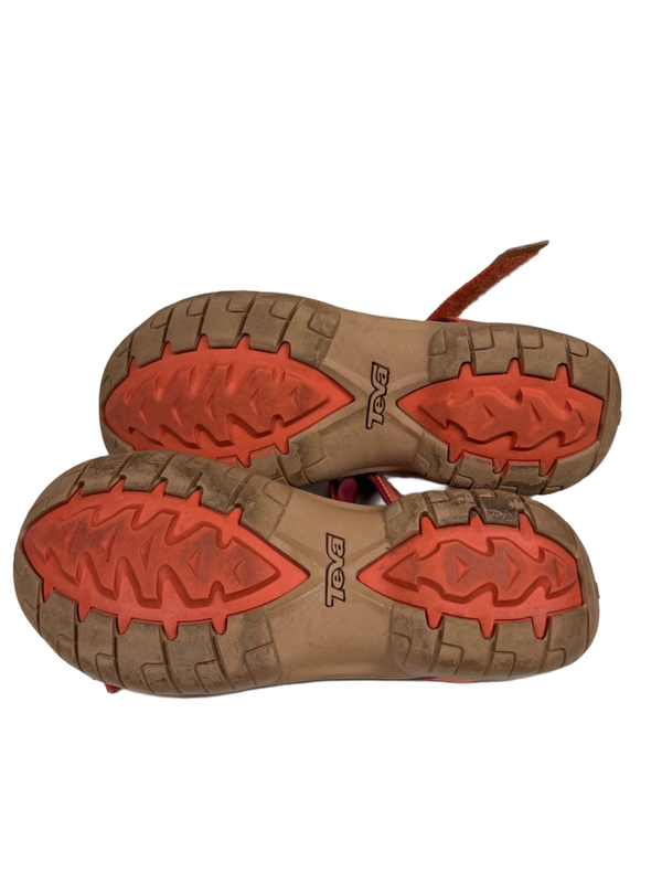 Teva Women's Tan/Orange Verra Slingback Strappy Hiking Sandals - 9 image 8