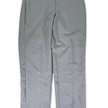 White House Black Market Women's Gray Straight Leg Dress Pants - 12