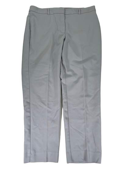 White House Black Market Women's Gray Straight Leg Dress Pants - 12