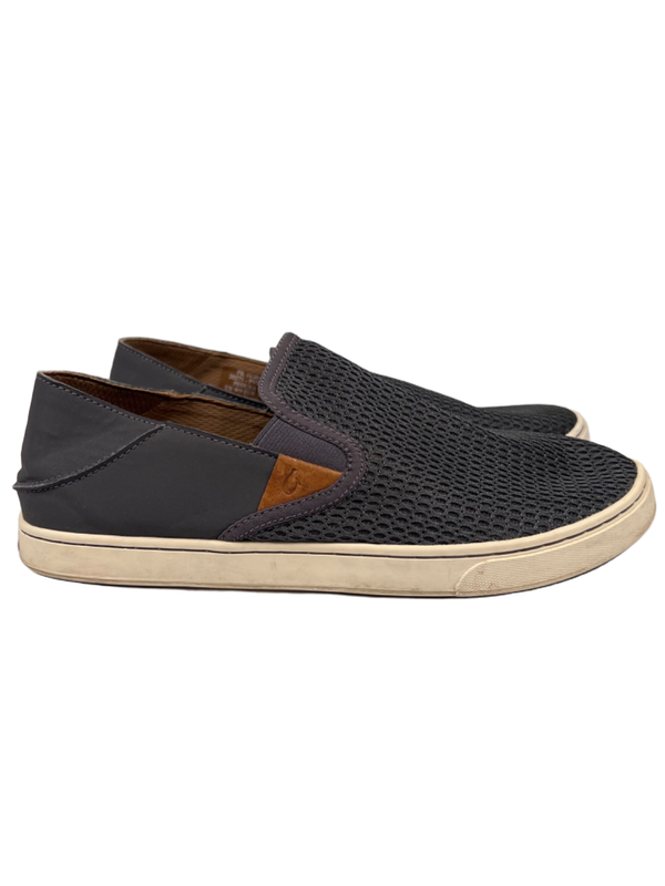Olukai Women's Blue Pehuea Textile Slip On Shoes - 9