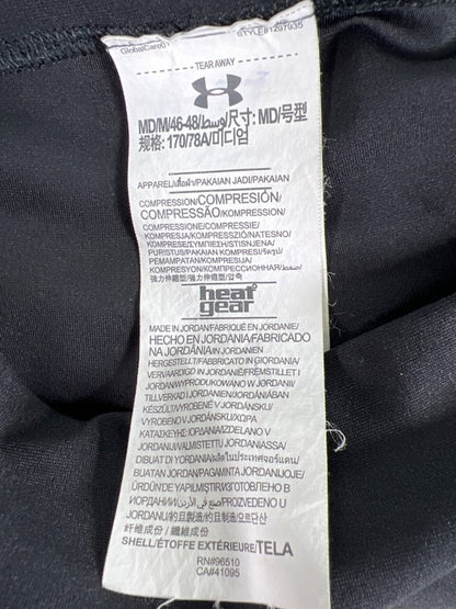 Under Armour Women's Black Heatgear Compression Pull On Ankle Leggings - M image 3