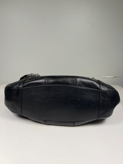 Cole Haan Women's Black Leather Hobo Shoulde Bag Purse W/ Dust Bag image 6