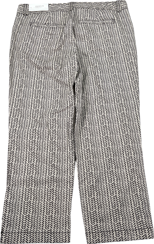 LOFT Women’s Beige & Brown Original Crop Pants - 6 image 2