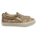 Taos Women's Beige Branch Rubber Soul Slip On Sneakers - 8