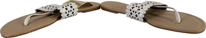 NEW Coldwater Creek Women’s Ivory/Beige Saint Tropez Sandals - 9 image 6