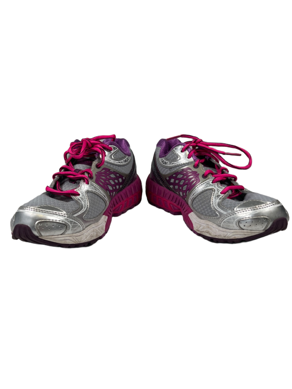 New Balance Women's Gray/Purple Lace Up B40v2 Running Shoes - 7.5 image 6