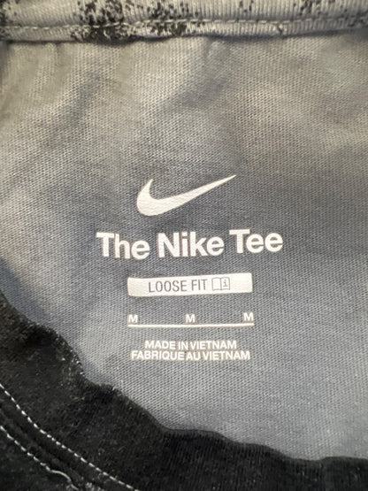 Nike Men's Black/Gray Loose Fit Basketball Graphic Short Sleeve Tee Shirt - M image 3