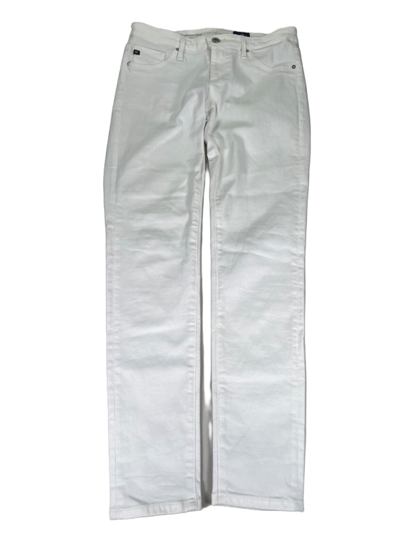 AG Adriano Goldschmied Women's White Super Skinny Legging Ankle Jeans - 27