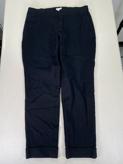 J Jill Women's Black Bi-Stretch Pull On Cuffed Pants - 12 image 5