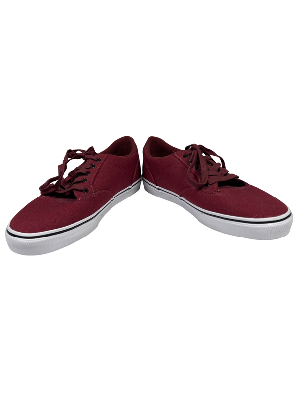 Vans Men's Burgundy/Red Lace Up Low Top Canvas Sneakers - 10 image 6