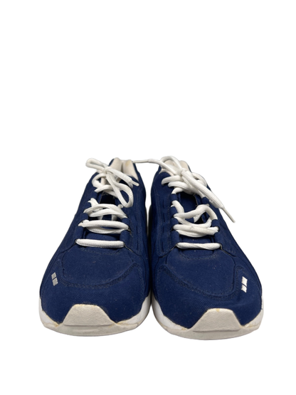 Ryka Women's Blue/White Sportwalker Canvas Sneakers - 10 Wide image 2