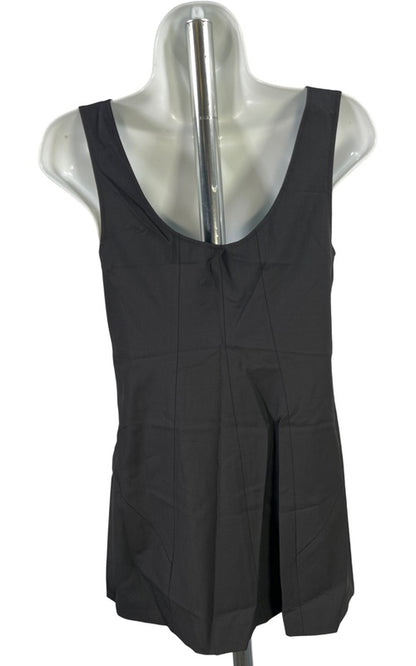 Theory Women’s Black Sleeveless Side Zip Tank Top Blouse - Petite image 3