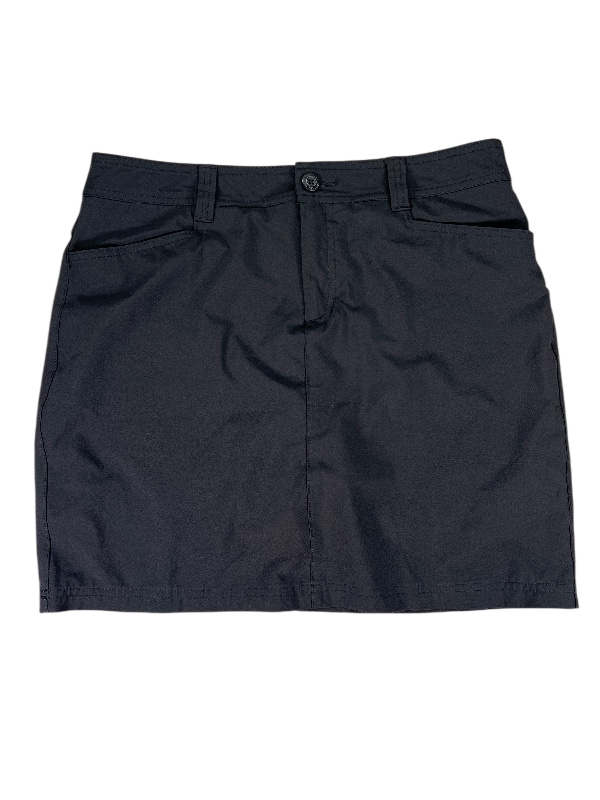 Eddie Bauer Women's Black Active Lined Skort - 8