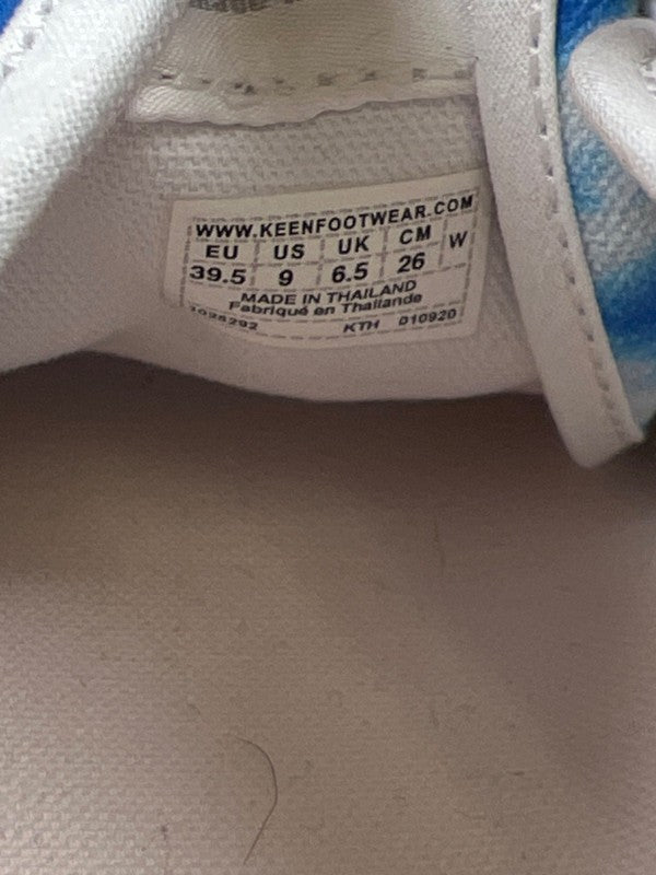 Keen Women's Blue/White Elsa Lite Lace Up Canvas Sneakers - 9 image 7