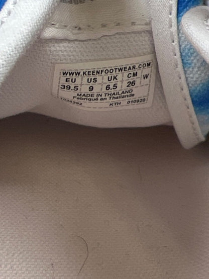 Keen Women's Blue/White Elsa Lite Lace Up Canvas Sneakers - 9 image 7