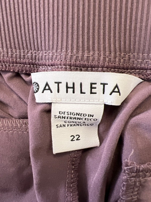 Athleta Women's Purple Brooklyn Ankle Pull On Active Pants - 22 image 3