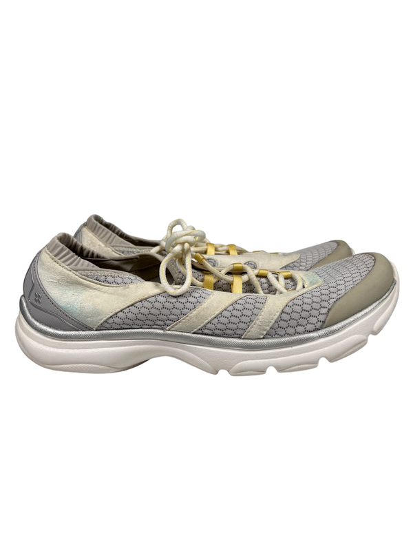 Naturalizer Bzees Women's Gray/Ivory Picnic Lace Up Casual Sneakers - 10