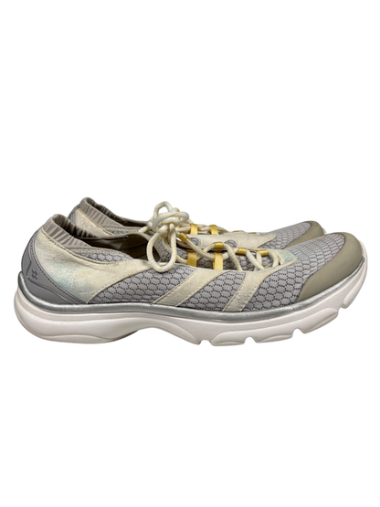 Naturalizer Bzees Women's Gray/Ivory Picnic Lace Up Casual Sneakers - 10
