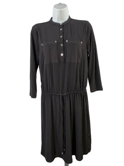 Michael Kors Women's Black 3/4 Sleeve Blouson Dress - XS