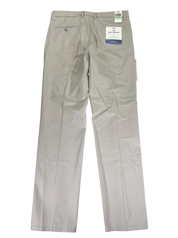 Dockers Men's Beige The Best Pressed Slim Signature Khaki Pants - 34x34 image 2