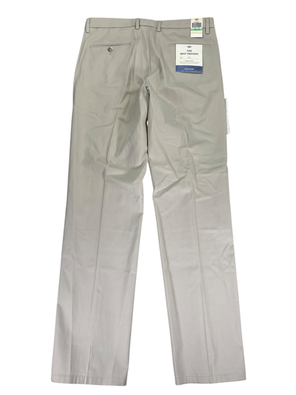 Dockers Men's Beige The Best Pressed Slim Signature Khaki Pants - 34x34 image 2