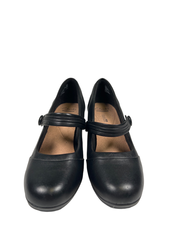 Clarks Women's Black Bayla Lily Mary Jane Pump Heels - 9 image 2