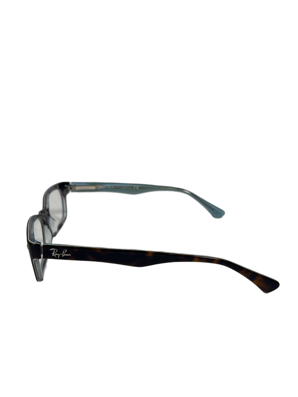 Ray-Ban Women's Black/Brown/Blue Tortoise Shell Optic Prescription Eyeglasses image 3