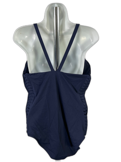 Athleta Women's Navy Blue Adriata One Piece Swimsuit - XL image 2