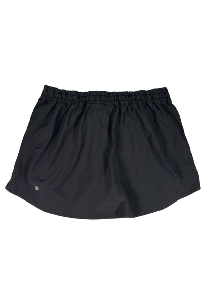 Calia Women's Black Mesh Side Pannel Lined Athletic Skort - L image 2