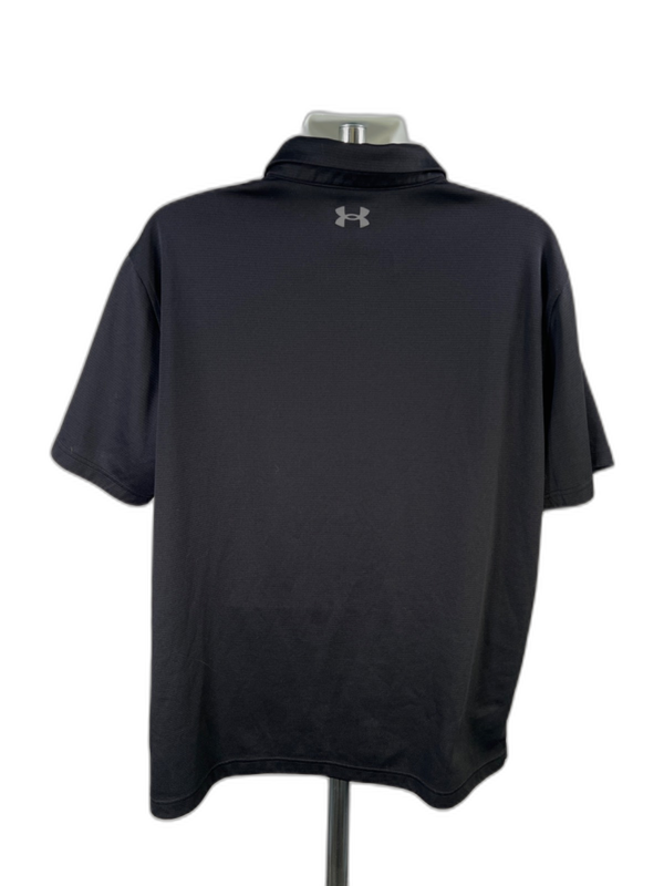 Under Armour Men's Black Short Sleeve Tech Golf Polo 3XL image 2
