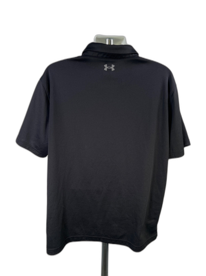 Under Armour Men's Black Short Sleeve Tech Golf Polo 3XL image 2