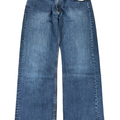 Levi's Men's Medium Wash 505 Regular Fit Denim Jeans - 38x30