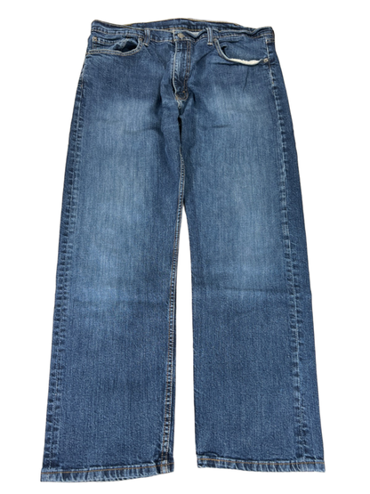 Levi's Men's Medium Wash 505 Regular Fit Denim Jeans - 38x30