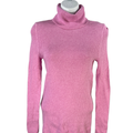 Gap Women's Purple Long Sleeve Ribbed Turtlneck Sweater - S