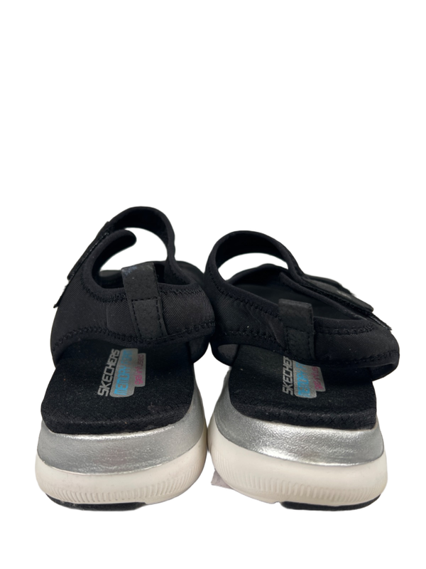 Skechers Women's Black Dual Lite Flex Appeal Memory Foam Sandals - 9 image 4