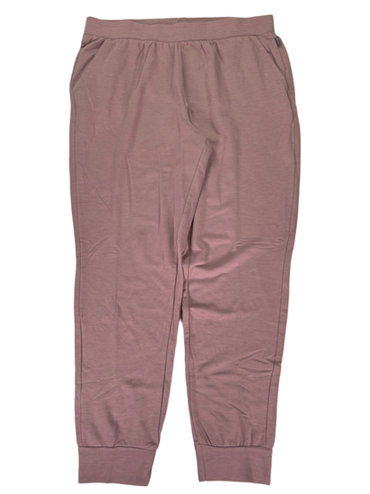 Eddie Bauer Women's Purple/Mauve Pull On Tapered Lounge Pants - L