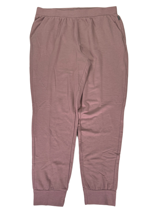 Eddie Bauer Women's Purple/Mauve Pull On Tapered Lounge Pants - L