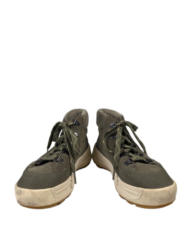 Sorel Women's Green Suede Corduroy Ona 503 Lace Up Ankle Hiking Boots - 7 image 6