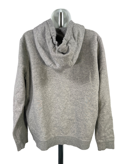 Nike Women's Gray Sportswear Club Fleece Long Sleeve Pullover Sweatshirt - L image 2