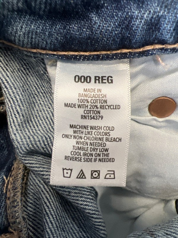 Aeropostale Women's Medium Wash Baggy Low Rise Denim Jeans - 000 image 4