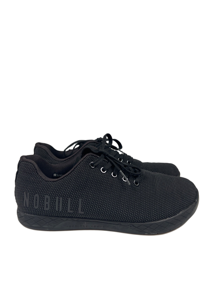 NOBULL Men's Black Triple Outwork Lace Up Trainer Sneakers - 11