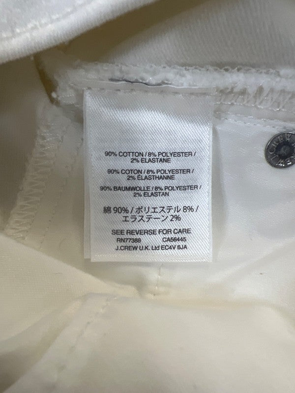 J.Crew Women's White 9in High Rise Toothpick Denim Jeans - 29 image 4