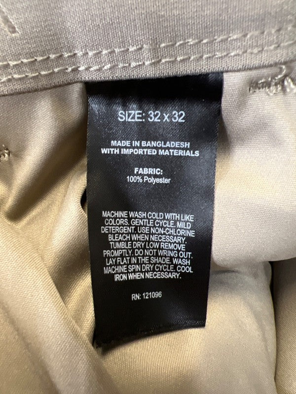 Copper & Oak Men's Tan Straight Fit Tech Utility Cargo Pants - 32x32 image 4
